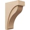 Ekena Millwork 11"W x 22"D x 33"H Classic Helena Rough Cedar Woodgrain TimberThane Corbel, Primed Tan CORUR11X22X33HELRCPR - alternate 1
